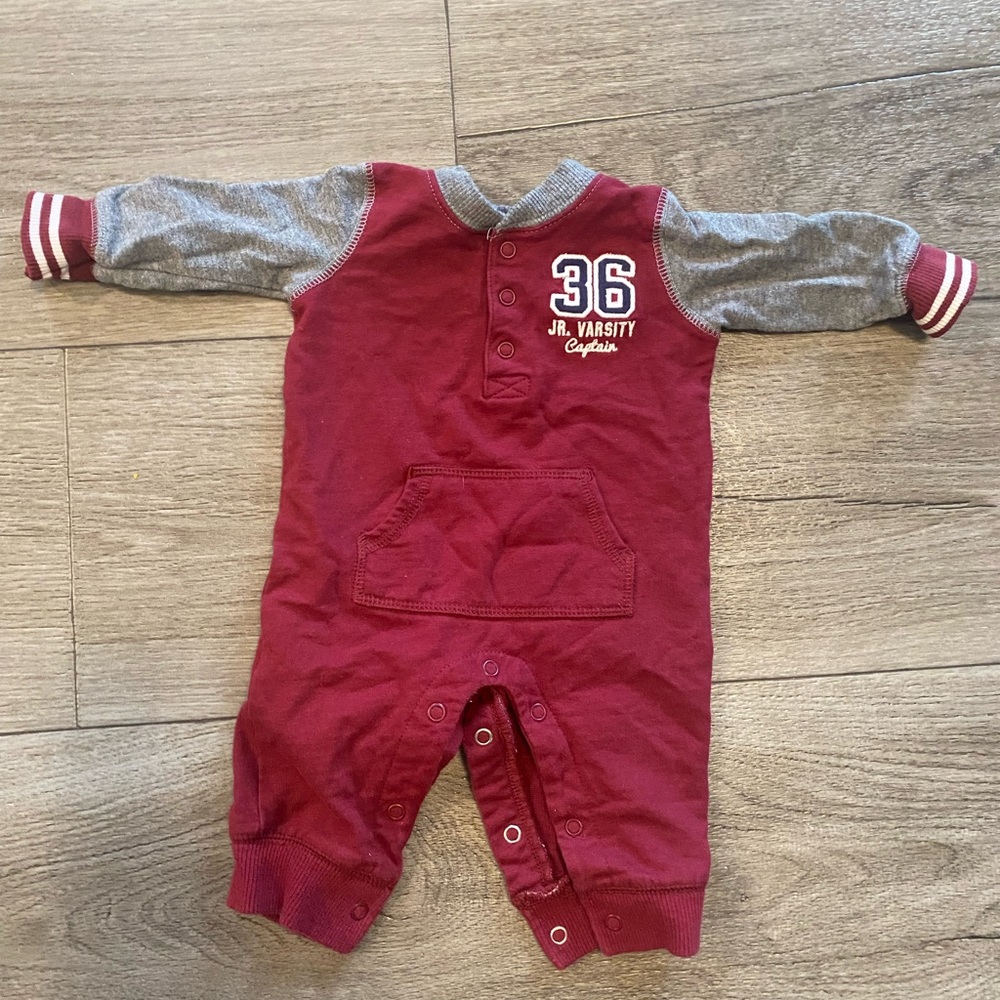 Carter's Red and Gray Infant Outfit